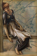 La Série de la Rose Épineuse, étude pour La Cour du Jardin III - Sir Edward Coley Burne-Jones — vista dell’opera