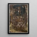 Il carro dell'amore o L'erranza dell'amore - Sir Edward Coley Burne-Jones — quadro incorniciato alla parete