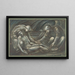 La Mise au tombeau - Sir Edward Coley Burne-Jones — quadro incorniciato alla parete