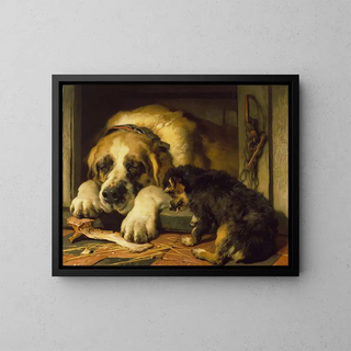 Sir Edwin Henry Landseer - Doubtful Crumbs.webp