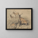 Alcuni dei più bei cervi della foresta - Sir Edwin Henry Landseer — quadro incorniciato alla parete