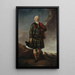 Sir Alexander Macdonald Sir Alasdair MacDhmhnaill Shlite 1744-1795 9e Baronet de Sleat et 1er Baron Macdonald de Slate - Sir George Chalmers — quadro incorniciato alla parete