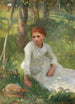 Midi dans le campo di fieno - Sir George Clausen — vista dell’opera
