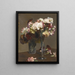 Nature morte ai garofani - Sir George Clausen — quadro incorniciato alla parete