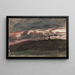 Tramonto temporalesco a Legh Park nel Wiltshire - Sir George Hayter — quadro incorniciato alla parete