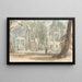Le Ruines de Leptis Magna telles qu'elles apparaissaient dans le parc royal de Virginia Water - Sir George Hayter — quadro incorniciato alla parete