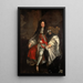 Roi Charles II - Sir Godfrey Kneller — quadro incorniciato alla parete