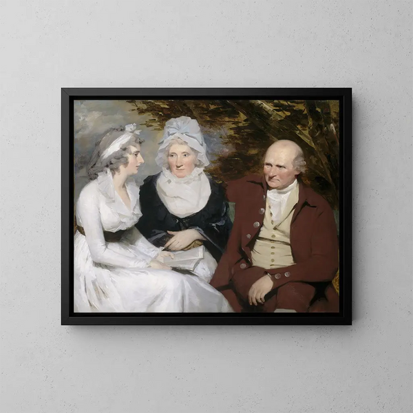 Betty Johnstone e Mademoiselle Wedderburn - Sir Henry Raeburn — quadro incorniciato alla parete