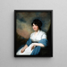 Lady Delves Broughton - Sir Henry Raeburn — quadro incorniciato alla parete