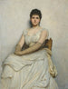 Mademoiselle Katherine Grant La Dame en blanc - Sir Hubert von Herkomer — vista dell’opera