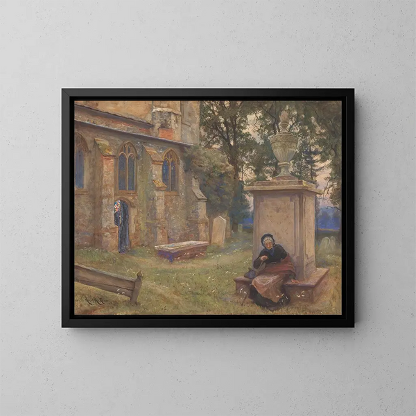 Repos de l'église d'Aldenham - Sir Hubert von Herkomer — quadro incorniciato alla parete