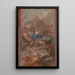 La Gratitudine couronnée par la Paix avec d'autres figures allégoriques de l'Industrie, la Renommée et l'Abondance - Sir James Thornhill — quadro incorniciato alla parete