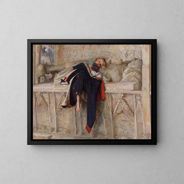 L'Enfant du régiment - Sir John Everett Millais — quadro incorniciato alla parete