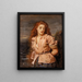 Il martirio del Solway - Sir John Everett Millais — quadro incorniciato alla parete