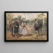 Entre Malvolio en croix de jarretières - Sir John Gilbert — quadro incorniciato alla parete