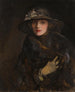 Una donna in marrone - Sir John Lavery — vista dell’opera