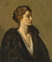 Una donna in nero - Sir John Lavery — vista dell’opera