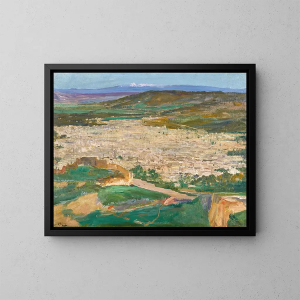 Una vista di Fès - Sir John Lavery — quadro incorniciato alla parete