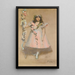La fille couronnée de guirlandes 1896 - Sir John Lavery — quadro incorniciato alla parete