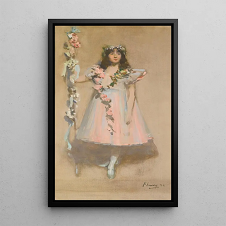 Sir John Lavery - The Garlanded Girl 1896.webp