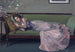 Il divano verde - Sir John Lavery — vista dell’opera