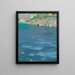 I piccoli barche bianche del Cap Ferrat - Sir John Lavery — quadro incorniciato alla parete