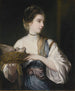 Nancy Reynolds con colombe - Sir Joshua Reynolds — vista dell’opera