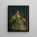 Ritratto di Miss Bullock - Sir Joshua Reynolds — quadro incorniciato alla parete