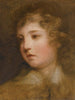 Studio di George Seymour Conway bambino di Joshua Reynolds — volto, ricci castani e fondo scuro