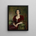 La duchesse de Roxburghe Mary Innes-Ker 1915-2014 - Sir Oswald Birley — quadro incorniciato alla parete