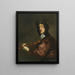 Un uomo che suona il violino - Sir Peter Lely — quadro incorniciato alla parete