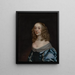 Ritratto di una dama, forse Ann St John Wilmot - Sir Peter Lely — quadro incorniciato alla parete