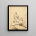Un cosaque dell'Oural - Sir Robert Kerr Porter — quadro incorniciato alla parete