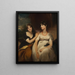 Ritratto di Charlotte e Sarah Carteret Hardy - Sir Thomas Lawrence — quadro incorniciato alla parete