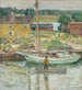 Sloop a ostriche Cos Cob - Childe Hassam — vista dell’opera