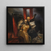Socialismo e colera - Horace Vernet — quadro incorniciato alla parete