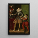 Ritratto di Giuliano II Cesarini di 14 anni - Sofonisba Anguissola — quadro incorniciato alla parete