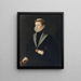 Ritratto di Jeanne d'Autriche, principessa del Portogallo - Sofonisba Anguissola — quadro incorniciato alla parete