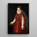 Portrait d'une jeune dame - Sofonisba Anguissola — quadro incorniciato alla parete