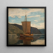 Sognejakt - Amaldus Nielsen — quadro incorniciato alla parete
