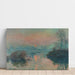 Riproduzione del dipinto Tramonto sul Sena a Lavacourt, effetto invernale - Claude Monet