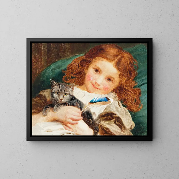 Migliori amici - Sophie Anderson — quadro incorniciato alla parete