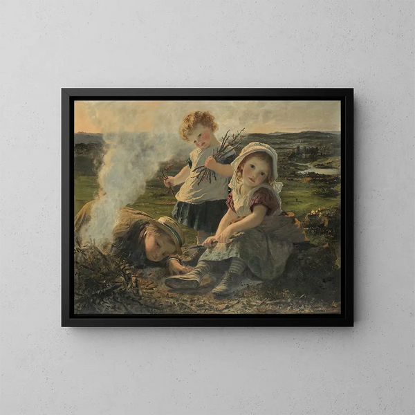 Le Bûcher - Sophie Anderson — quadro incorniciato alla parete