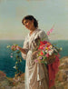La Fille aux fleurs Capri - Sophie Anderson — vista dell’opera