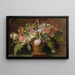 Un panier con fiori alpini - Sophie Dahn-Fries — quadro incorniciato alla parete