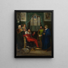 Il margravio Cristiano I di Baden riceve degli inviati dell'imperatore Massimiliano - Sophie Reinhard — quadro incorniciato alla parete