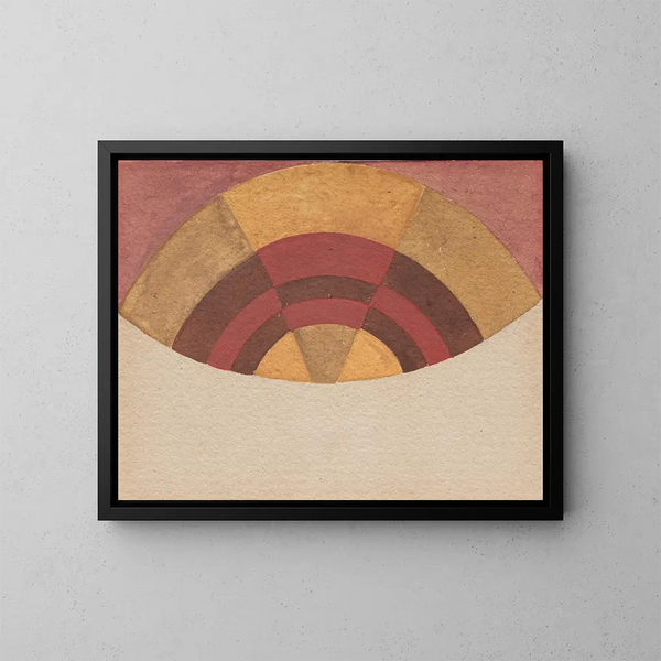 Semicerchio - Sophie Taeuber-Arp — quadro incorniciato alla parete