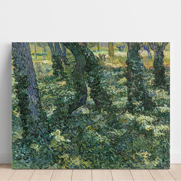 Sous-bois - Vincent van Gogh | Reproduction Tableau Décoration murale affiche copie