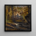 Sottobosco con un'anima in lontananza - Henri — quadro incorniciato alla parete