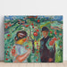 Riproduzione del dipinto Sotto le mele rosse - Edvard Munch